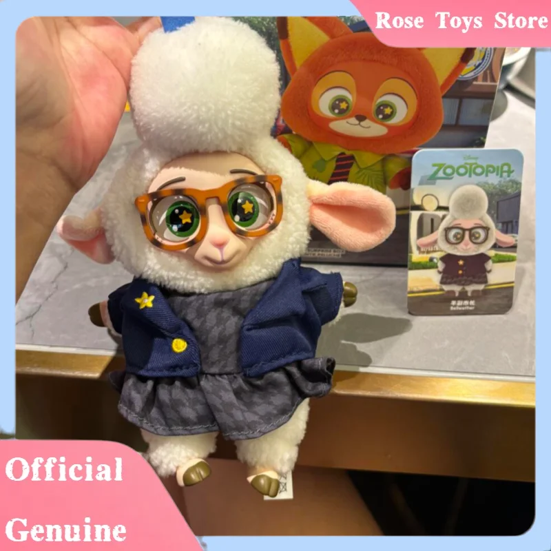 新しい本物のズートピアシリーズビニール人形バッグペンダントブラインドボックスかわいいトレンディなおもちゃ漫画のキャラクターの装飾品ミステリーボックスとしてギフト
