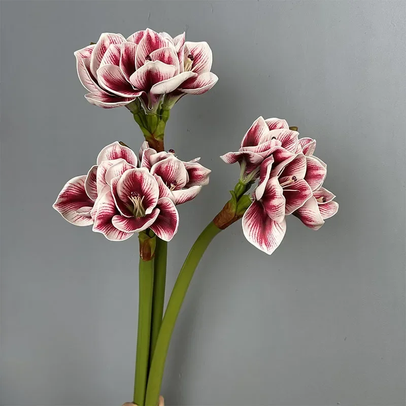 Simulation Flowers Chinese Style Clivias Branches Home Living Room Decoration R…