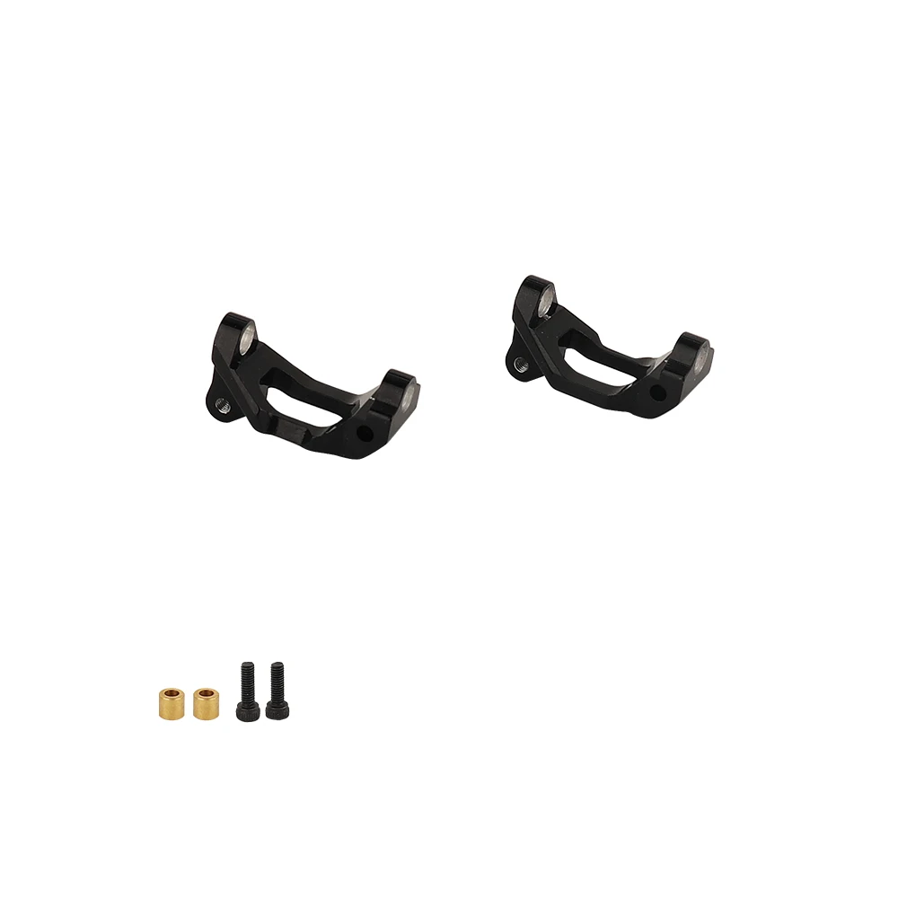 CNC Aluminum Front C‑Hub Carrier Pair For 1/18 Axial Yeti JR AX90052 RC Car Upgrade Part,Black Red Silver Optional 10.9g