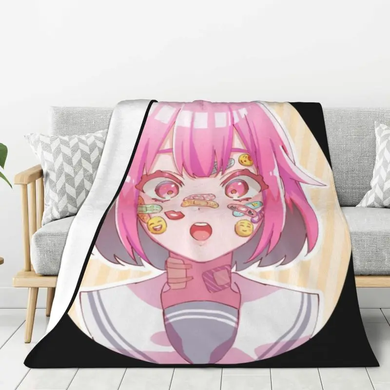 

Custom Anime Animation Otori Emu Blanket Warm Fleece Soft Flannel Throw Blankets for Bed Sofa Car Autumn