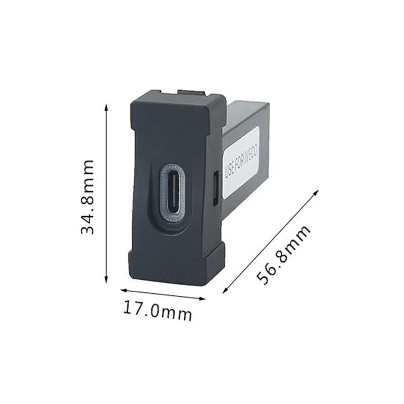 Car Charger Socket Dual USB PD Fast Charge USB Charging Outlet Power Adapter Phone Fuse Box for Iveco Daily Axon Motor Home