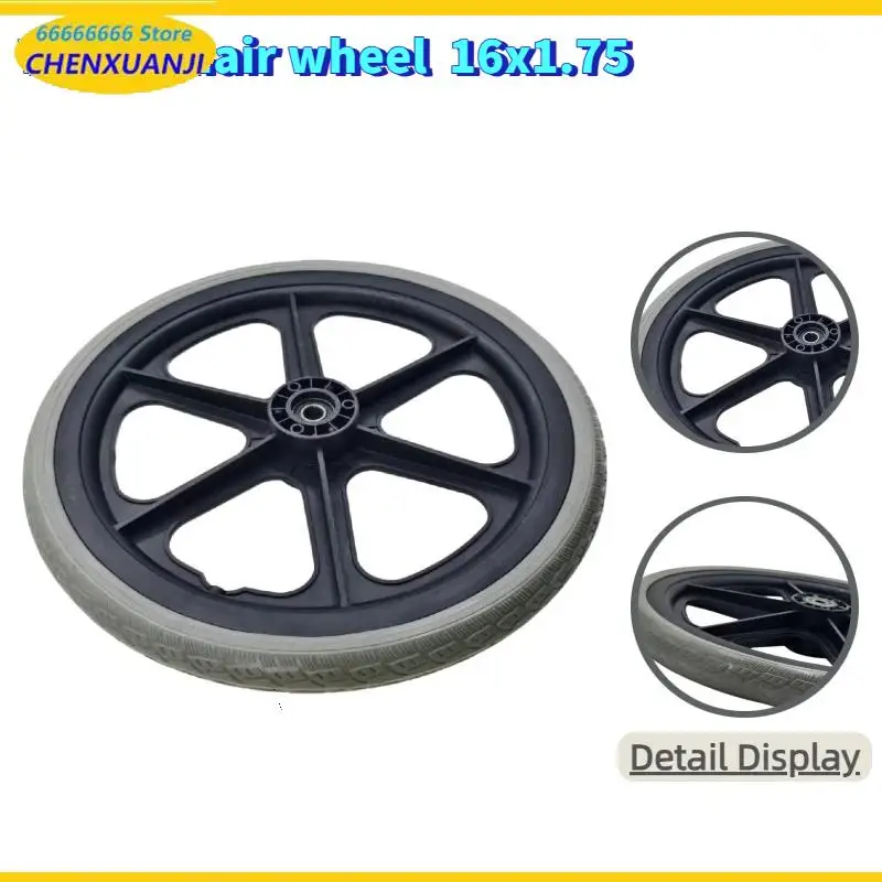 16 inch bicycle wheel 16x1.75 solid off-road tire wheel, suitable For bicycle electric bicycle wheel accessories HotHot