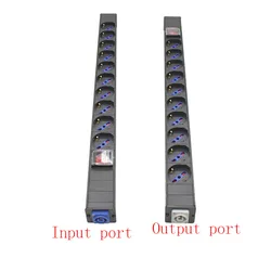PDU Power Strips Schuko Powerlink Power Link Output Box with powercon inlet and outlet 1-11AC German Italian socket wireless
