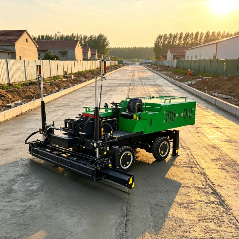 Self‑Leveling Concrete Machine Telescopic Boom Easy Operation For Workshop Site Concrete Paving Construction