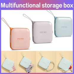 Cable Organizer Plastic Portable Wire Storage Box Mobile Phone Cable Earphone Cable Storage Key Stonego Storage Box