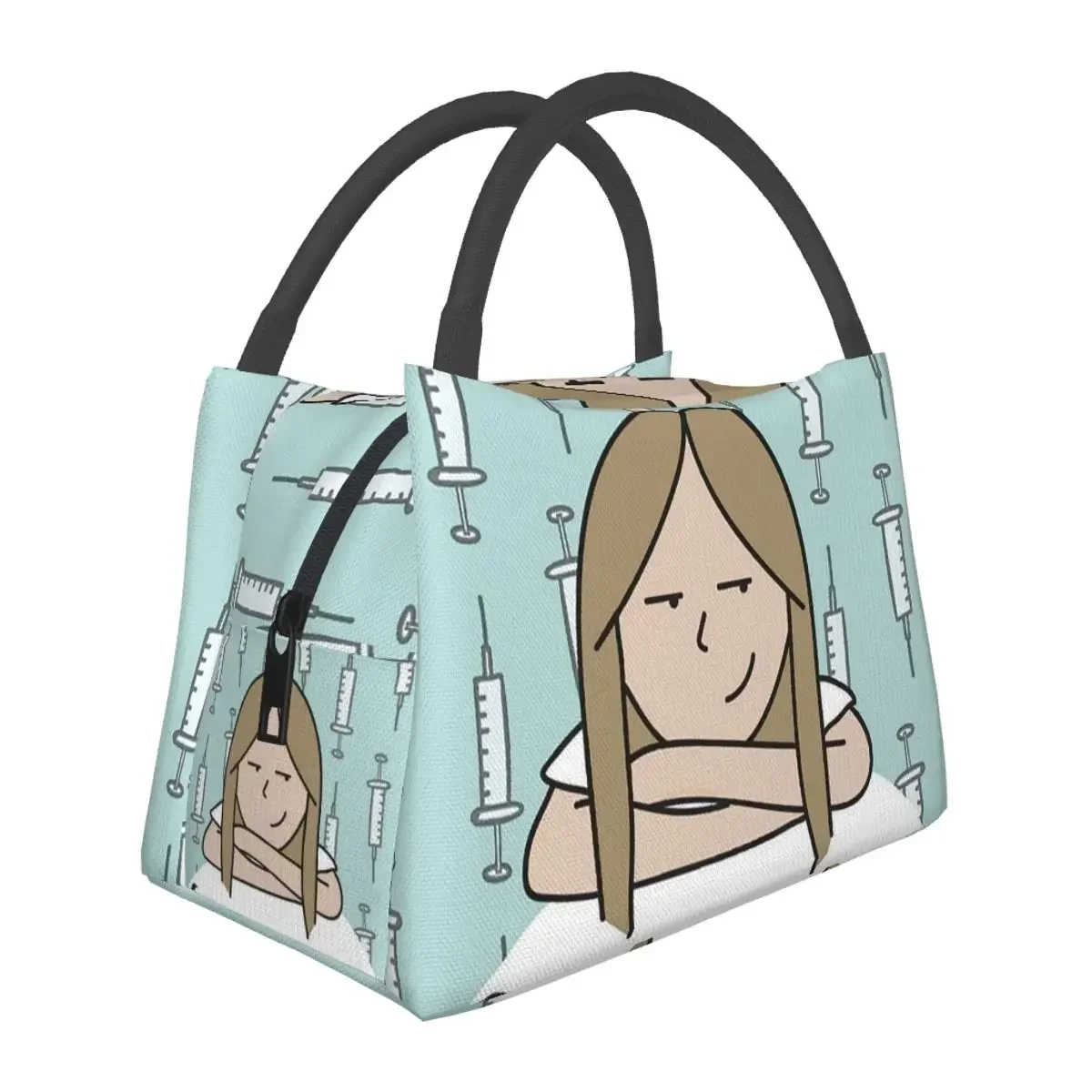 

Enfermera En Apuros Doctor Nurse Medical Lunch Bags Bento Box Lunch Tote Picnic Bags Thermal Bag for Woman Kids Office
