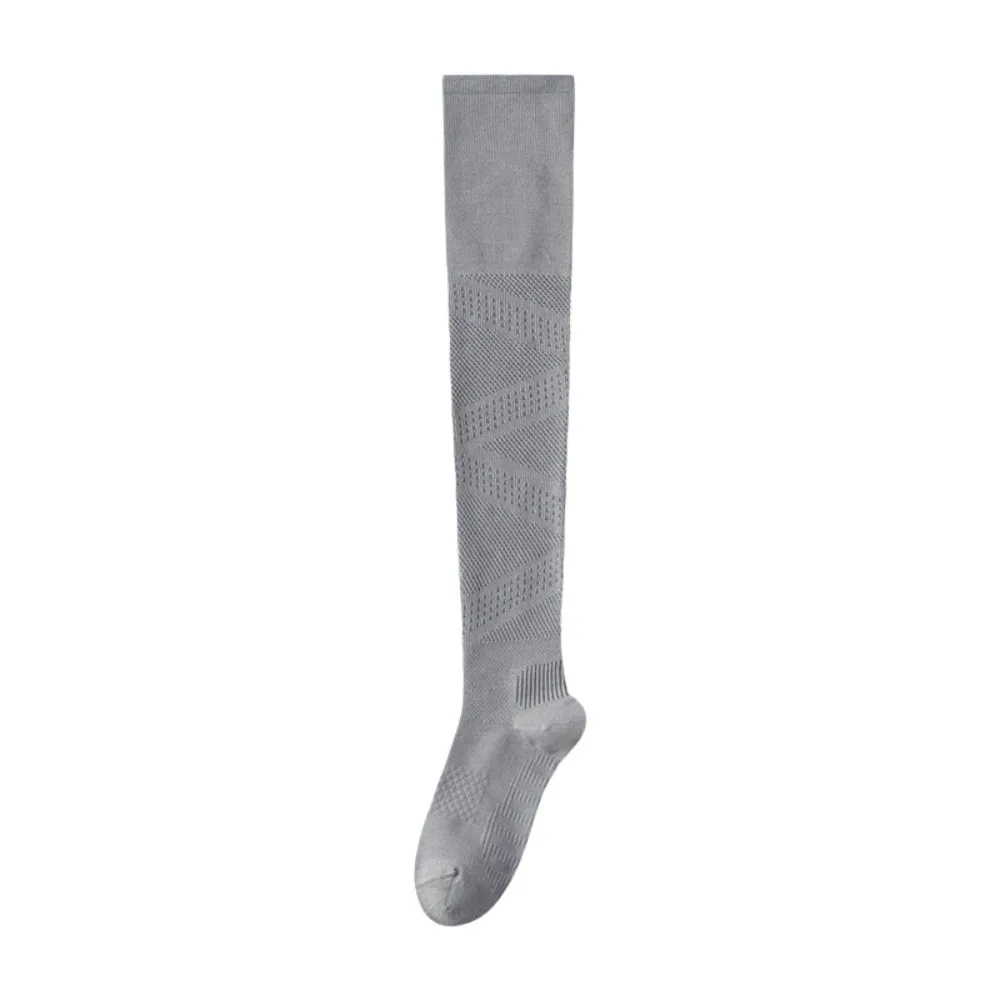 Knee High 9-15mmHg Compression Socks Circulation Athletic Recovery Graduated Pressure Socks Elastic Sports Stockings