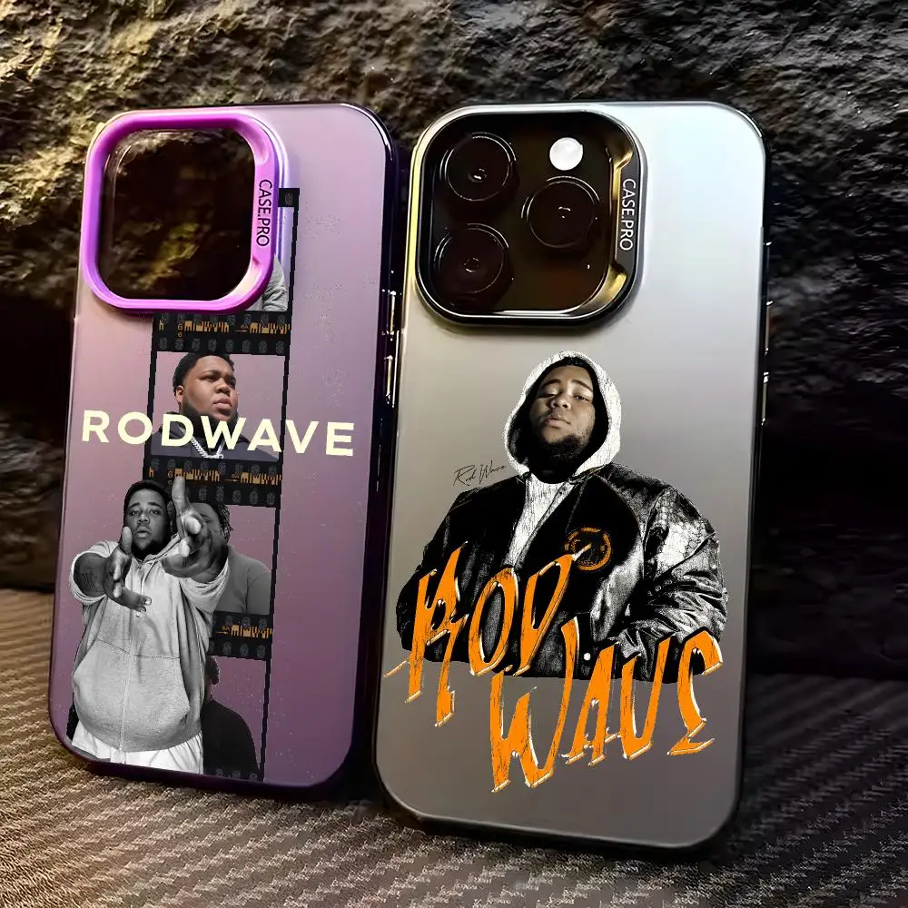 RAPPER R-Rod Wave Phone Case For iPhone 18 17 16 15 14 13 12 Pro Max Air Colorful Matte Laser Aurora Shockproof