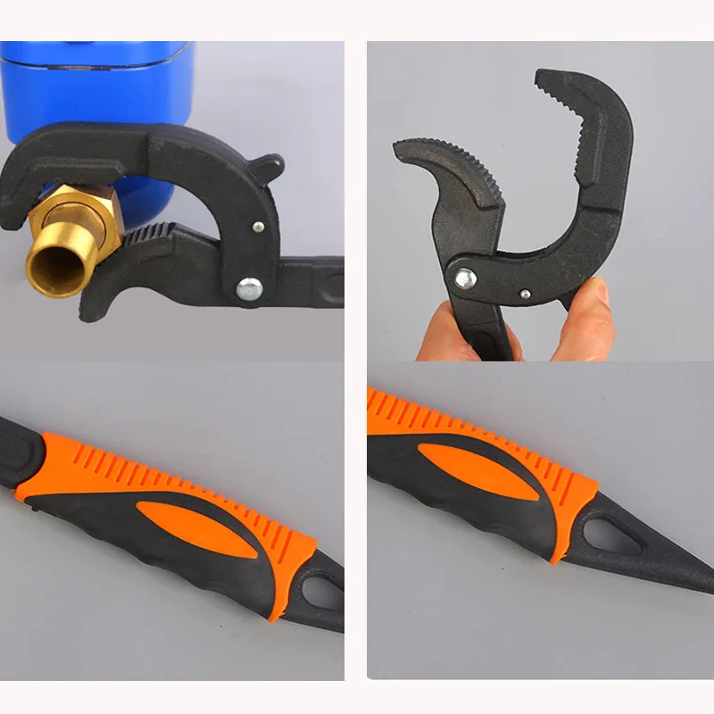 Imagem -03 - Chave Universal para Tubos Chave Chave Aberta Aço Carbono Ferramenta Snap Grip Ferramentas Manuais Multifuncionais para Canalizador 1430 3060 mm 1pc