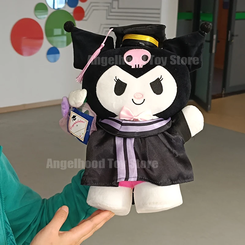 Sanrio Anime Hobby My Melody Kuromi Cinnamoroll Hello Kitty Graduation Large Kawaii 35cmPlush Doll divano cuscino regali di compleanno