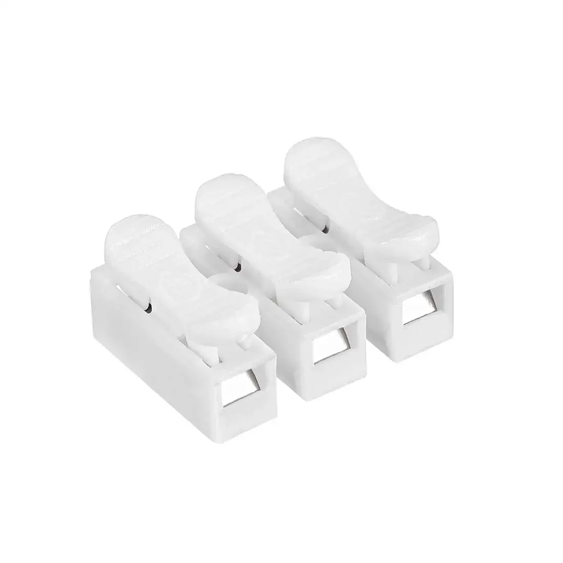 500PCS Wire Connector High-Pressure Resistant 2pin/3pin 10A 220V Push Quick White Wiring Terminal Cable Connector CH2/CH3