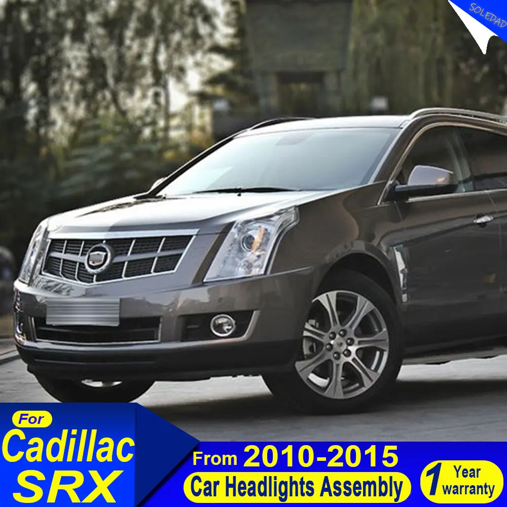 Car Styling For Cadillac SRX Headlights 2010 2011 2012 2013 2014 2015 SRX LED Headlight Far And Near Integrated Xenon Lamp