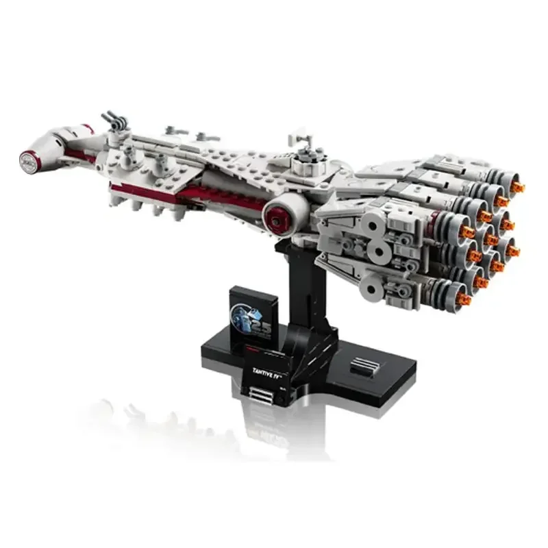 654 قطعة حرب الفضاء Tantive IV المركبة الفضائية اللبنات تجميع الطوب نموذج سفينة الفضاء لعب للهدايا الكبار الأطفال