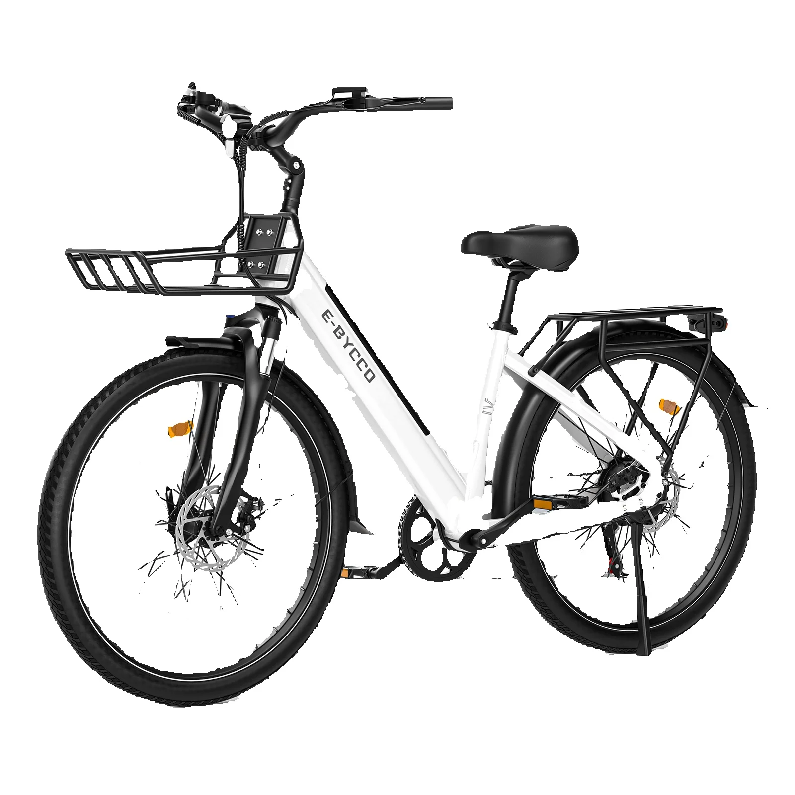 E-BYCCO V1 Elektrofahrrad für Erwachsene, 36V15,6Ah Akku, 250W Motor, Elektrofahrrad mit 28*1,5 Zoll Reifen, City-Pendler-E-Bike