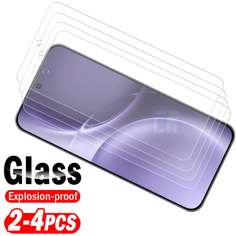 

Защитное закаленное стекло из 2-4 предметов для Vivo X300 Pro X300 5G, ультра прозрачная защитная пленка с полным покрытием для экрана, прозрачная разблокирующая пленка