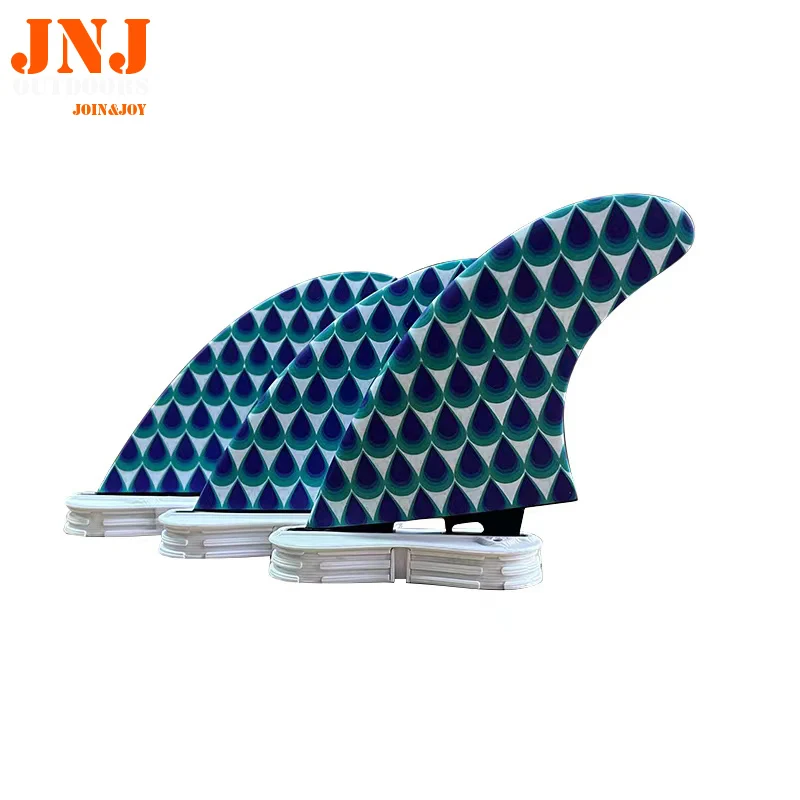 

JNJ FCS II Surfboard G5 Medium Fins Thruster Made By Fiberglass and Epoxy Resin