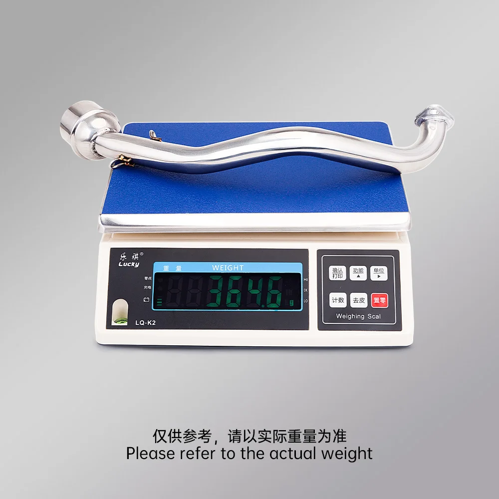 Modified connector section motorcycle Exhaust Pipe, 125cc, 150cc, middle tube for GY6 Scooter