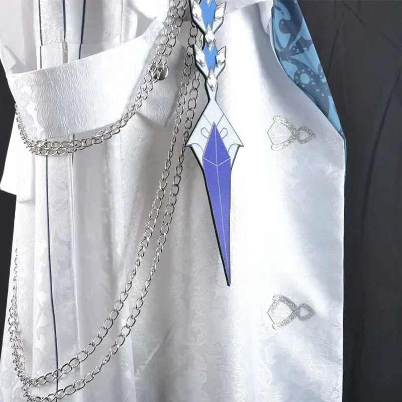 Fatui Harbinger คอสเพลย์ Harlequin เครื่องแต่งกายเสื้อคลุม Columbina เสื้อคลุม SR อะนิเมะฮาโลวีน Fatui Harbinger ชุด Columbina Coat