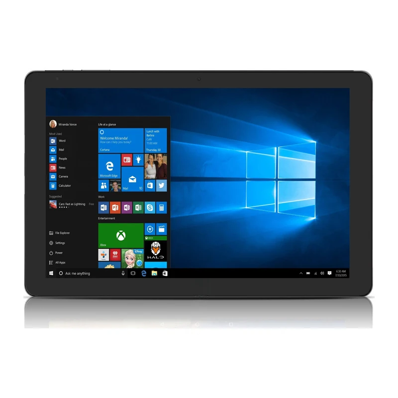 10.6 بوصة 32 بت Mlt10w ويندوز 10 كمبيوتر لوحي 4 جيجابايت DDR RAM 32 جيجابايت ROM Z3735F رباعي النواة 1366*768 IPS شاشة HDMI-متوافق