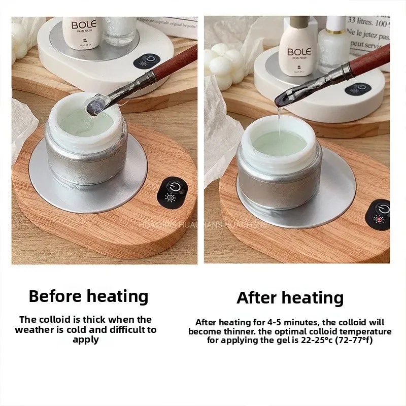 USB Nail Art Polish Heating Pad Winter Low-Temperature Phototherapy Gel Adhesive Constant Temperature Thickening for Manicure view 6