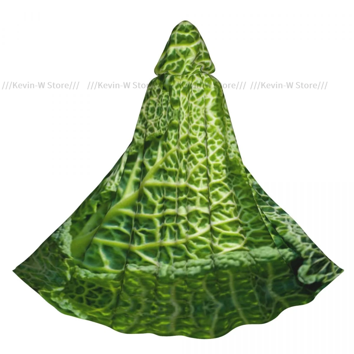 

Unisex Witch Party Reversible Hooded Adult Vampires Cape Cloak Fresh Savoy Cabbage