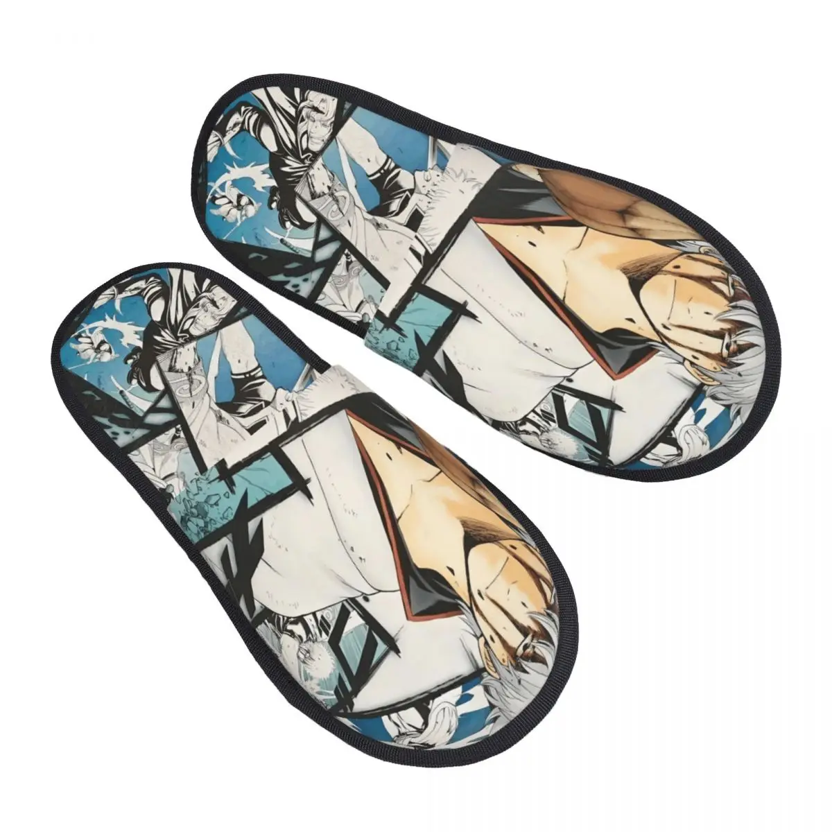 

Custom G-Gintamaes Comic Cute Guest Slippers for Hotel Women Emotional House Slipper