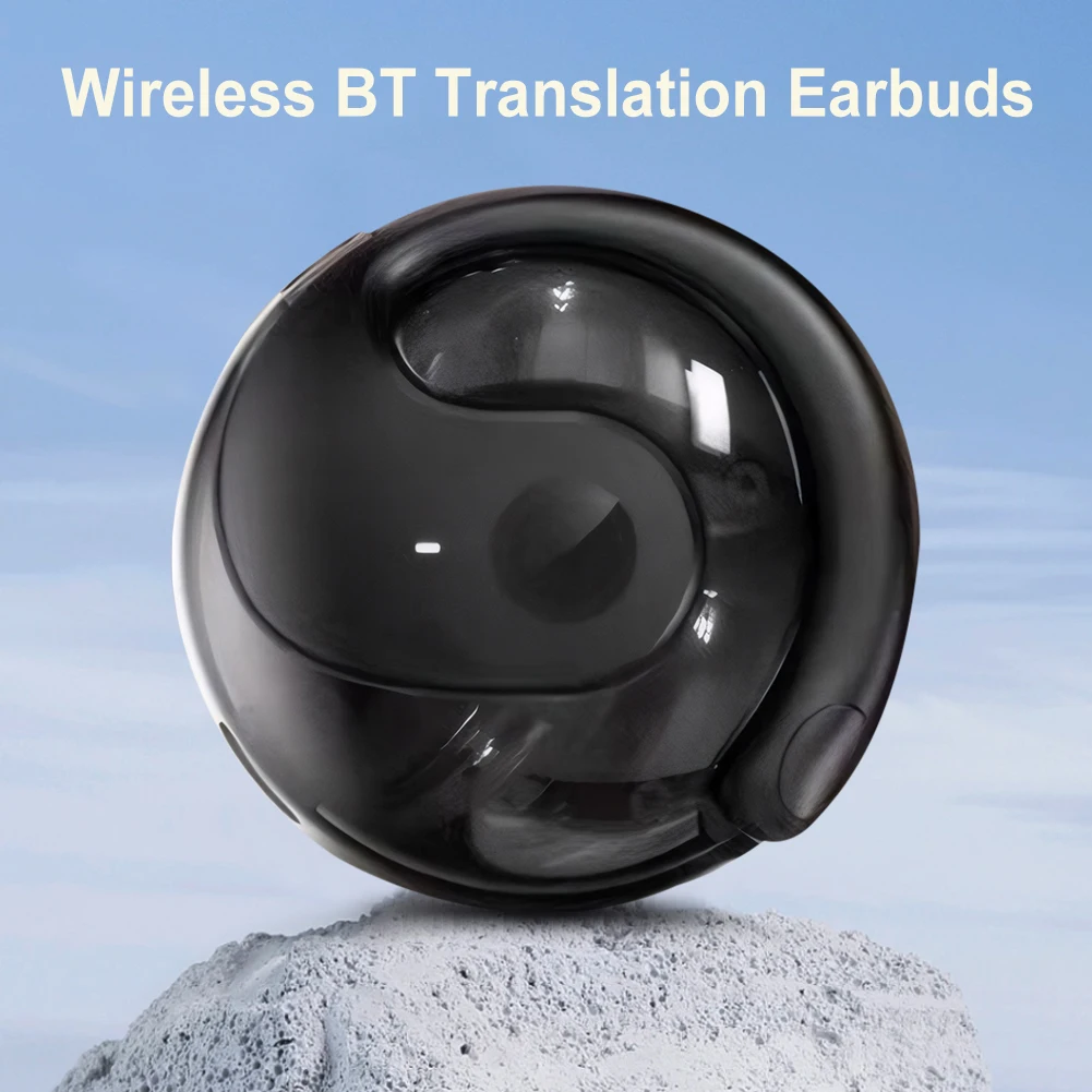 2/1 Uds auriculares Bluetooth 144 idiomas auriculares de traducción en tiempo Real auriculares inalámbricos con estuche de carga tipo C