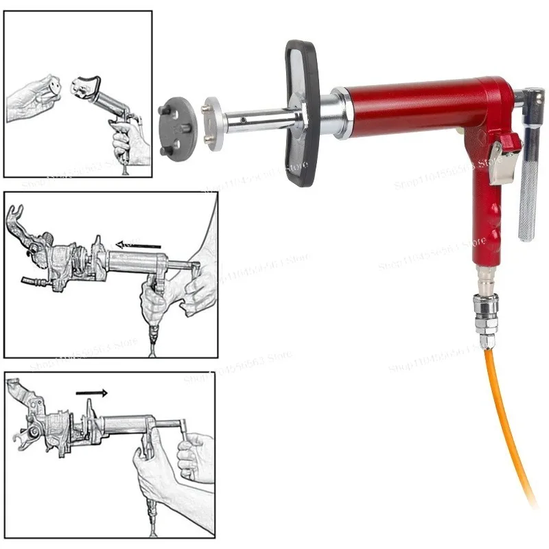 High-Efficiency Pneumatic Brake Caliper Rewind Tool – Brake Pad Replacement & Piston Reset Adjustment Kit