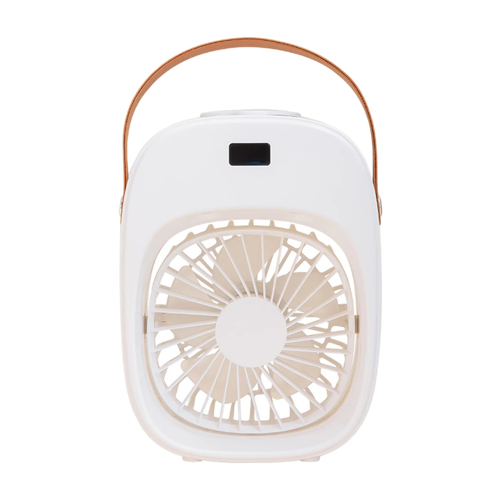 Personal Evaporative Air Cooler Fan with Water Spray Misting USB Rechargeable for Indoor Bedroom Desk Camping