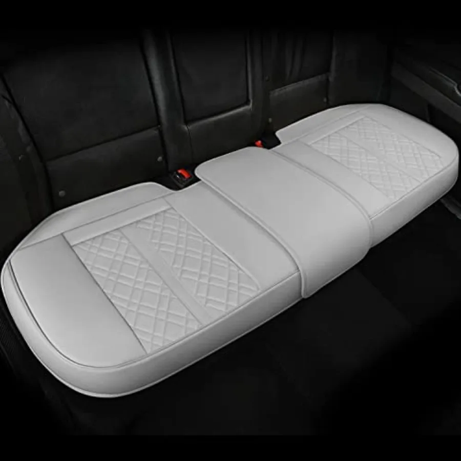 

Car Seat Cover for Rear Car Seat Bottom, Luxury PU Leather Seat Cushion Protector Auto Interior Seat Cover Without Backrest, Fu