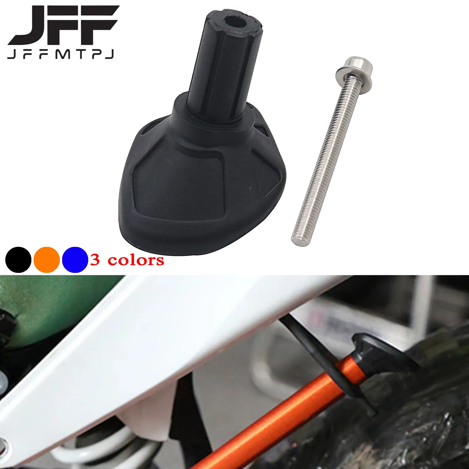 Motorcycle ABS Plastic Side Stand Kick Stand Base Foot For KTM XC XCW XCF EXC EXCF TE FE TX FX 150 200 250 300 450 500 2008-2022