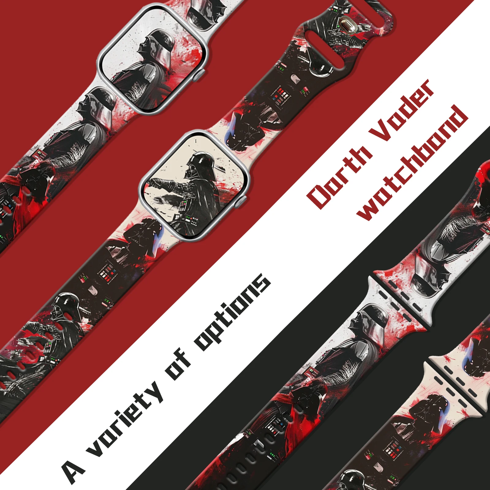 حزام ساعة مطبوع من سلسلة ديزني مناسب لساعة أبل 11/10/9/8 حزام من السيليكون قابل للاستبدال iWatch 46 ملم/44 ملم/42 ملم/41 ملم