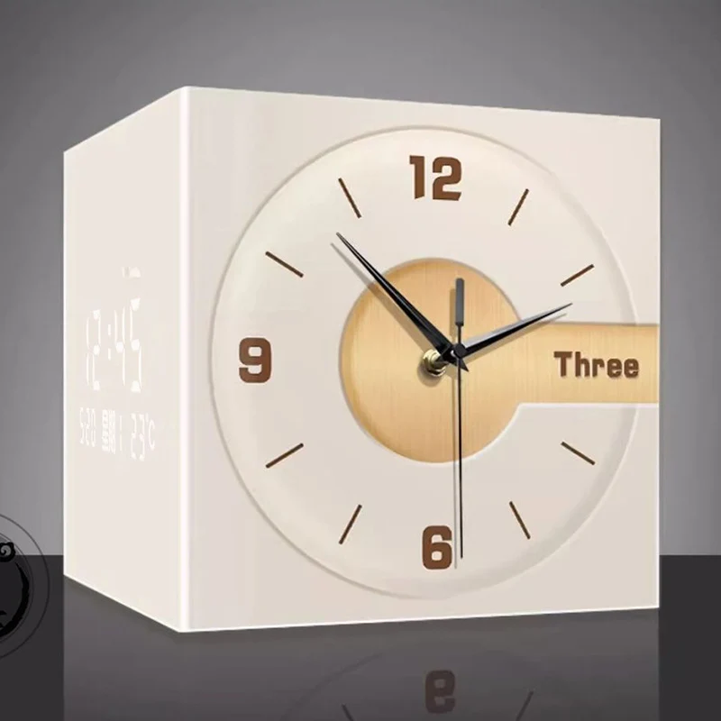 Minimalist Creativity Wall Clocks Large Wall Clocks Living Room Decor Clock Corner Luxury Timepiece Clock Decorate House Design