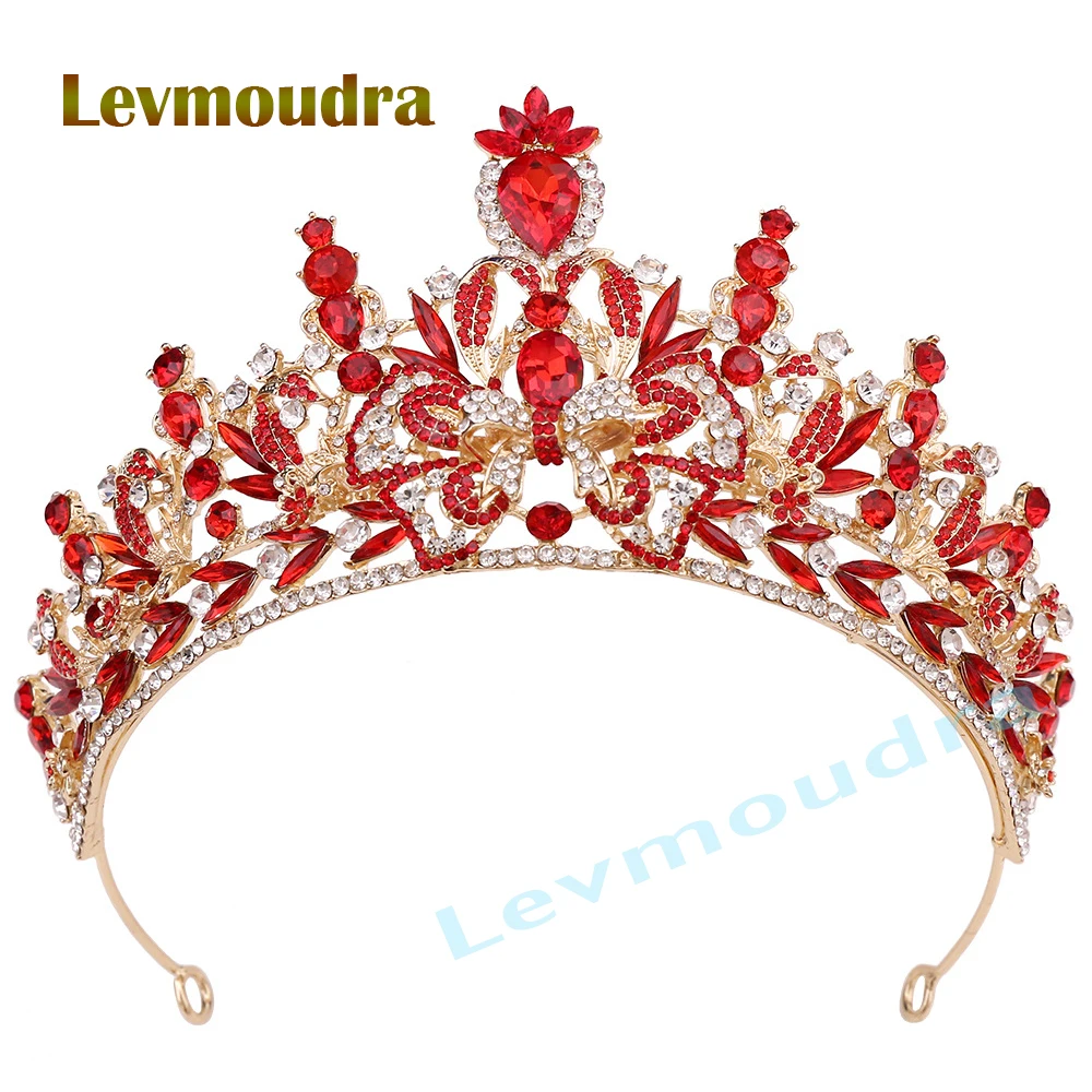 

Levmoudra Tiaras and Crowns for Women Wedding Tiaras for Bride Princess Queen Crown Headband for Quinceanera Birthday Prom
