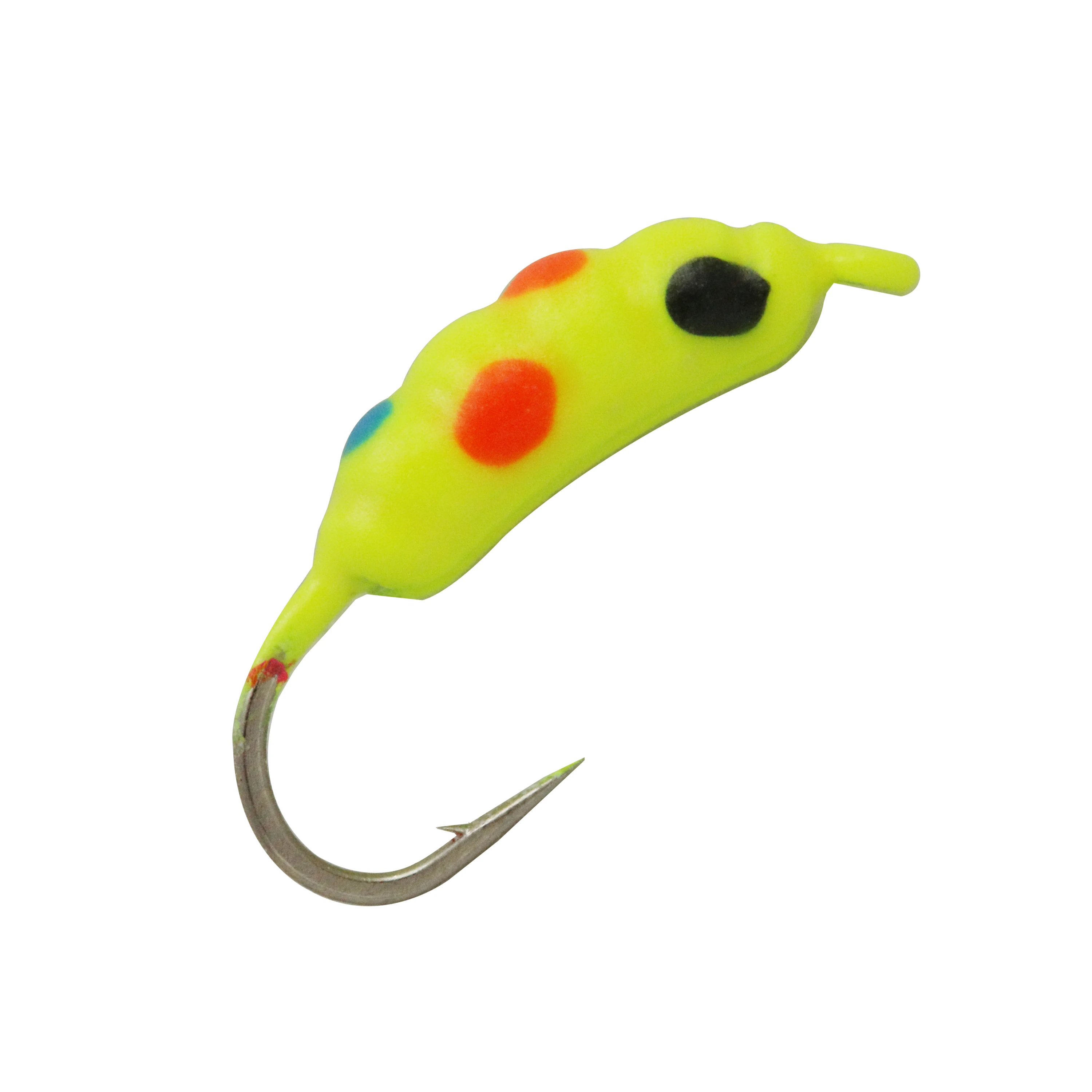 5 Pack 3 Colors 4 Sizes Shrimp Tungsten Ice Jig