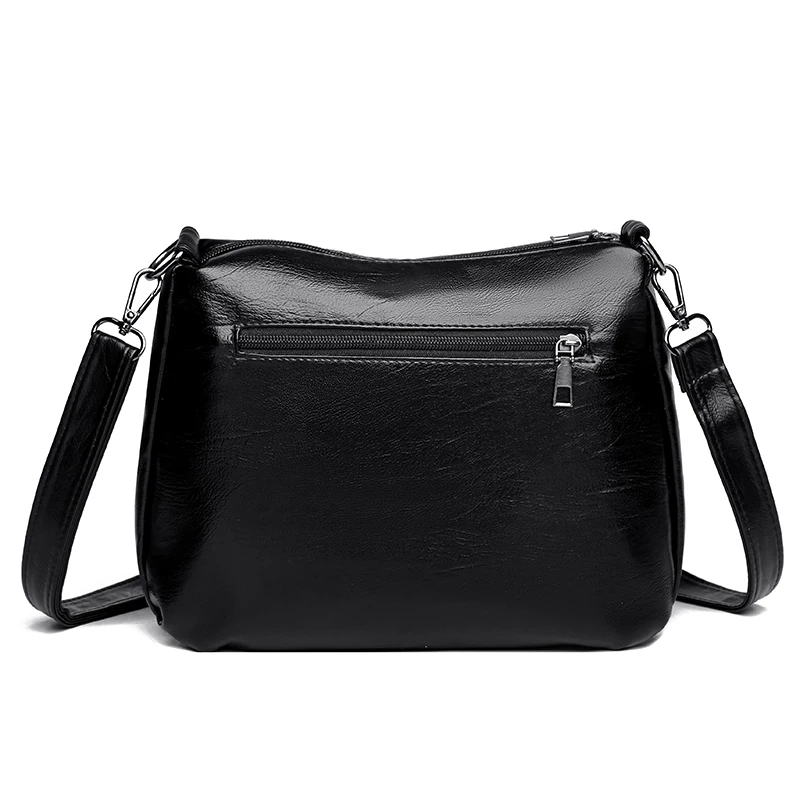 2023 New Arrival pu leather Women Messenger Bags Casual Large Capacity Ladies Handbag Female Crossbody Shoulder Bags Waterproof