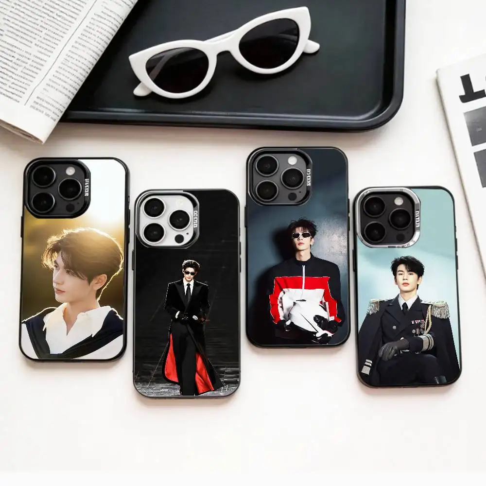 

CHINA Z-Zhang Ling He Phone Case For iPhone17,16,15,14,13,12,11 Plus,Pro Max Colored Silver Plated Inside Cover