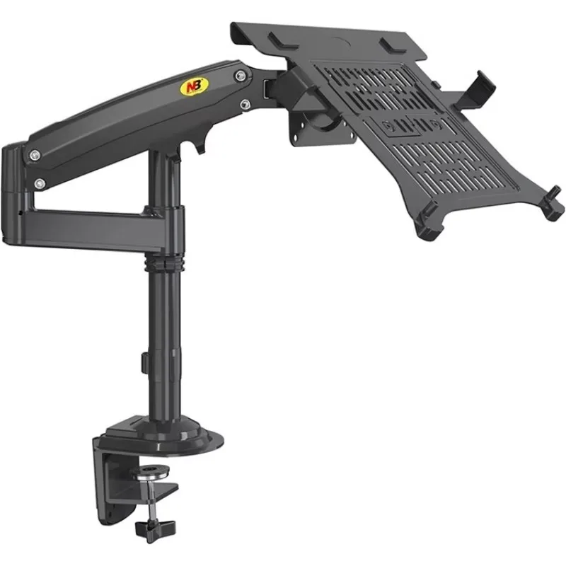 H100-FP for 10-17 Inch Gas Spring Mechanism Full Motion Arm VESA Board Desktop Laptop Bracket