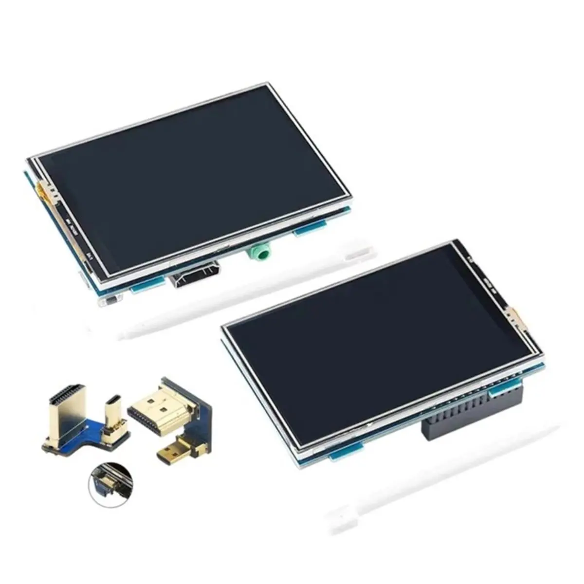 E@MB*RA*aCE^HAPPYa 3.5 Inch LCD HDMI-Compatible USB Touch Screen Real HD 1920x1080 LCD Display Py for Raspberry Pi 4 Model B MPI