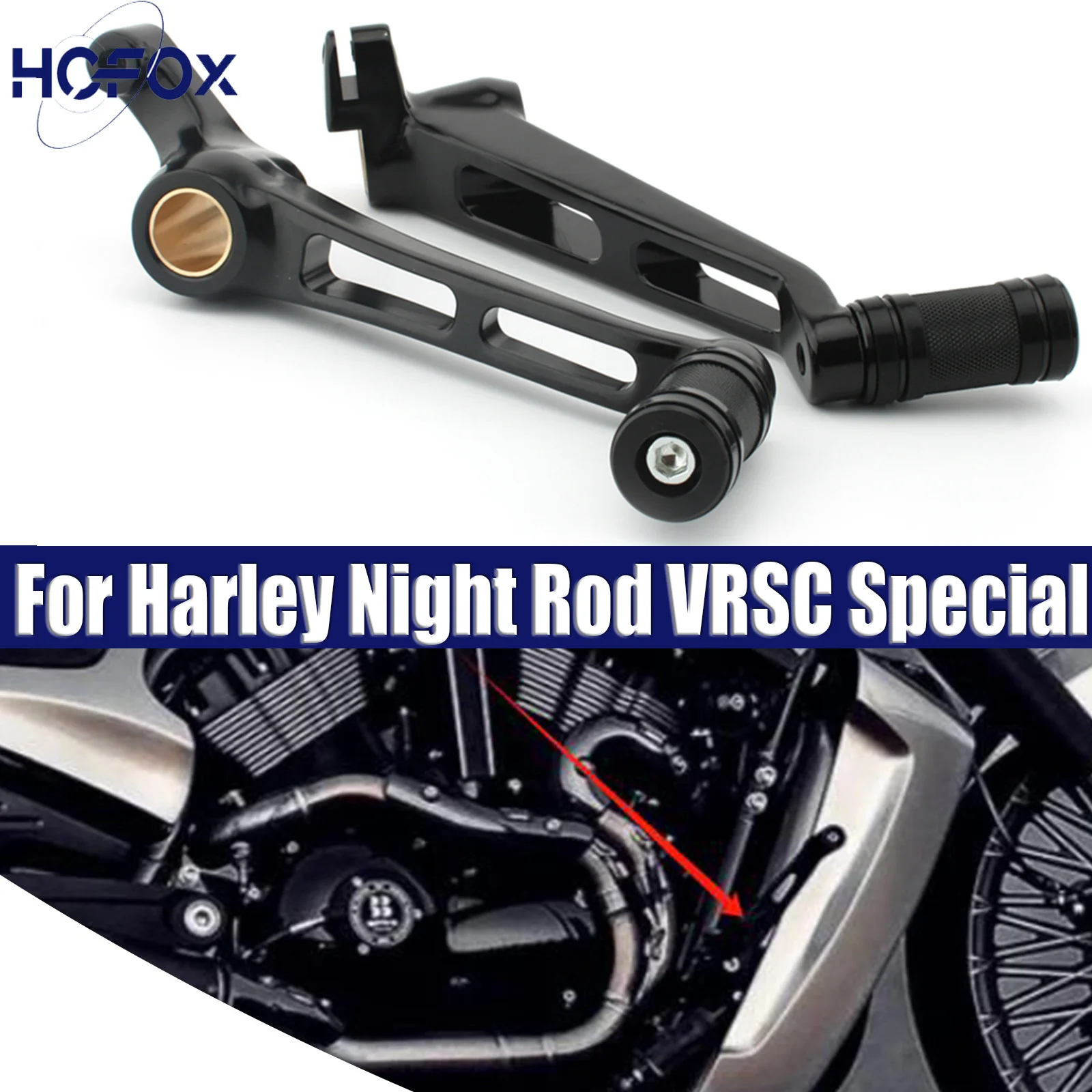 

otorcycle Shift Arm and Brake Lever Peg Set For Harley Night Rod VRSC Special 2007-2017 V-Rod Muscle 2002-2017