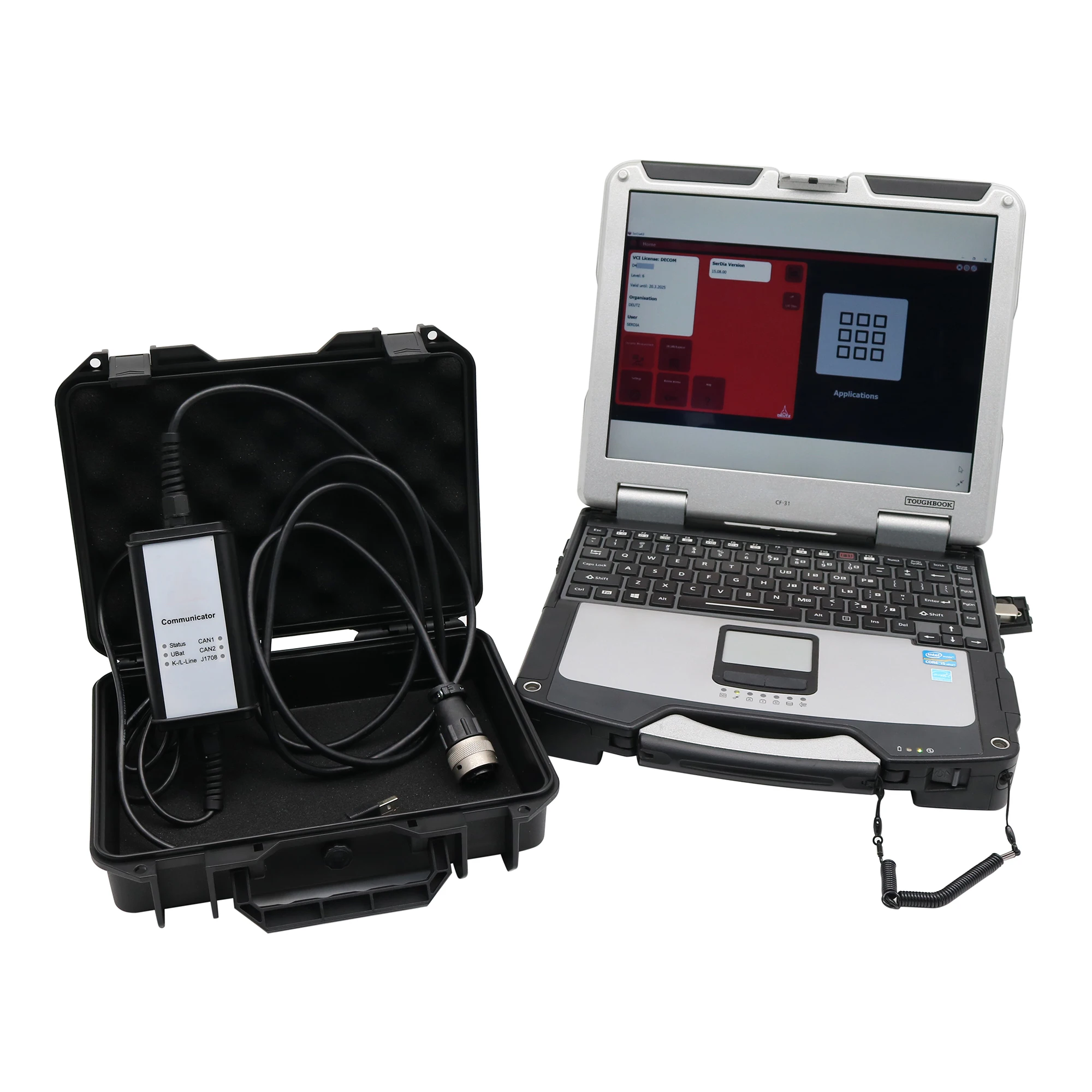 ل Deutz + EMR 6 2024 دعم البرمجيات CAN K/L-Line محرك التواصل Serdia 2010 Deutz Decom الماسح الضوئي أداة تشخيصية #5