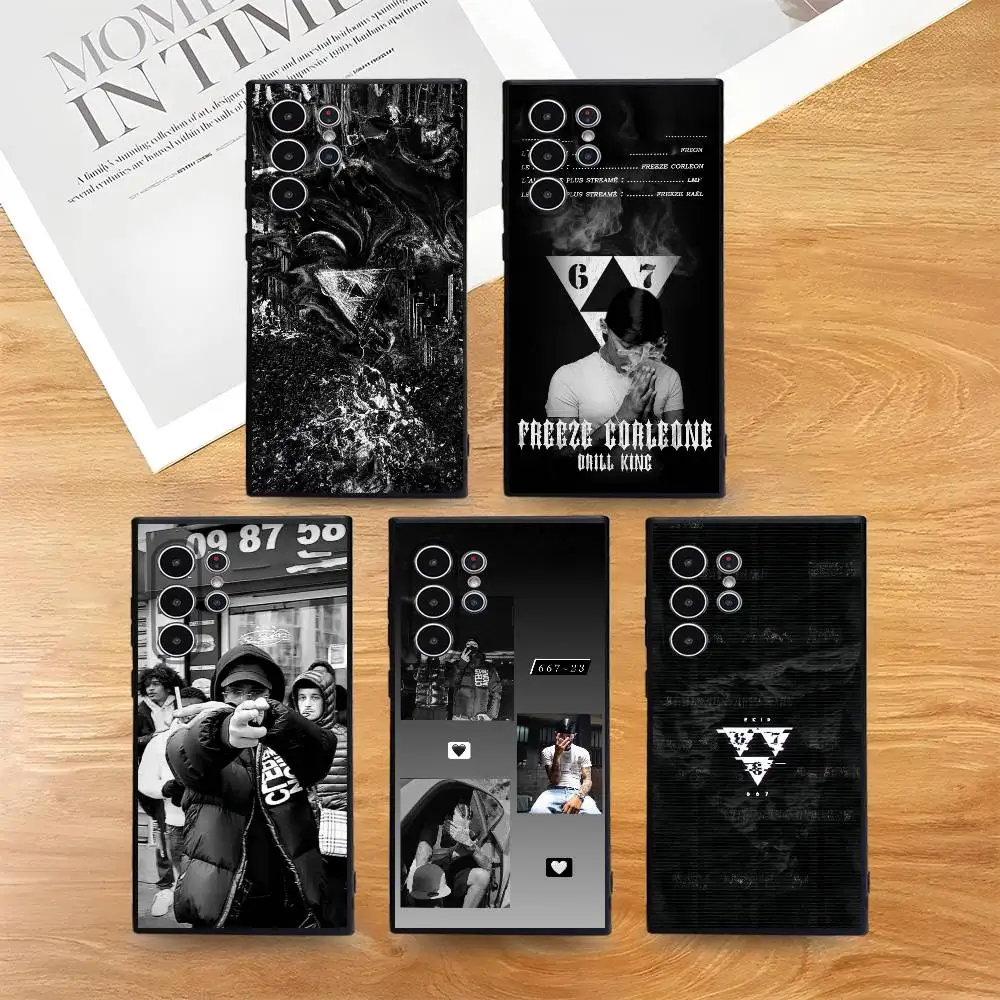 حافظة هاتف F-Freeze Corleone 667 CFR لهاتف سامسونج جالاكسي S25 S24 S22 S23 Ultra S21 S20 Plus 5G غطاء ناعم كامل غير قابل للانزلاق #1