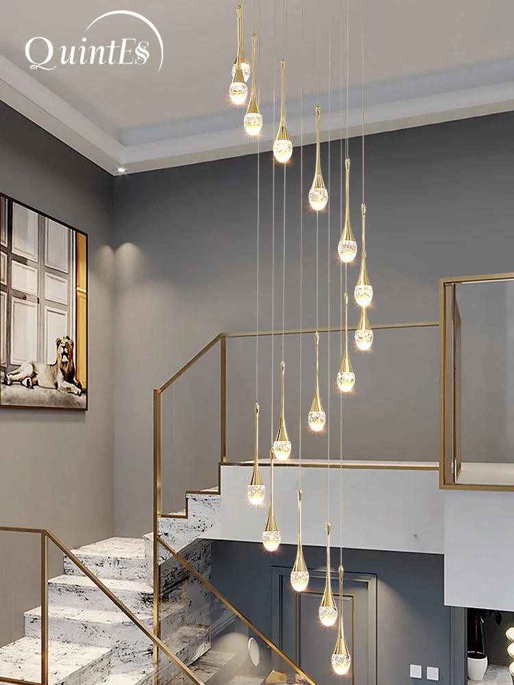 Modern LED Crystal Chandelier Indoor Ceiling Lamp Hanging Light for Home Living Room Energy Efficient Lighting Fixture