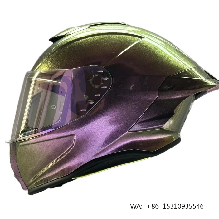2026 TOOP Wholesale Dot Certification Full Face Helmets High Quality Chameleon  Carbon Graphic