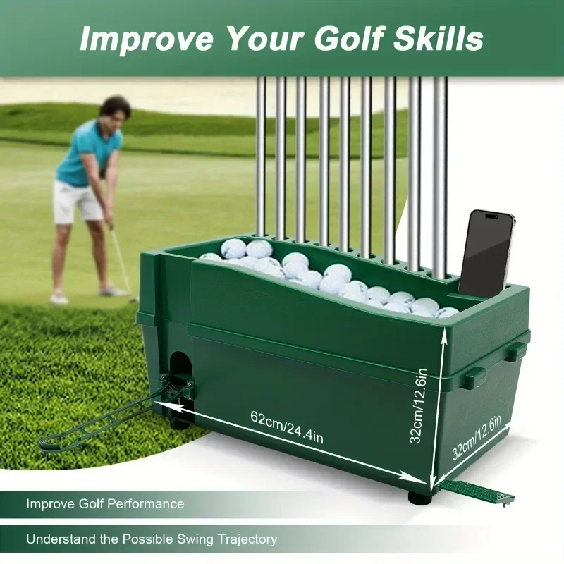 New Automatic Golf Ball Dispenser - Powerless Tee Up Machine for Efficient Golf Practice and Training Service Machine