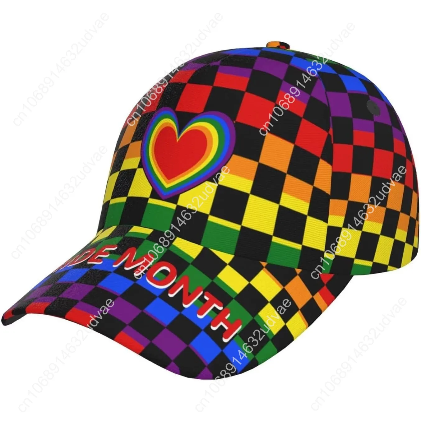 

Gay Pride Baseball Cap Rainbow LGBT Trucker Hat for Men and Women Pride Month LGBTQ+ Cap Graffiti Style
