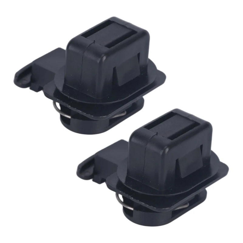 M68B Rear Fixing Clip Replacement Pair, ABS Black Clip Set Replaces 82137-SDA-003 for Rear Mount Repair and Interior