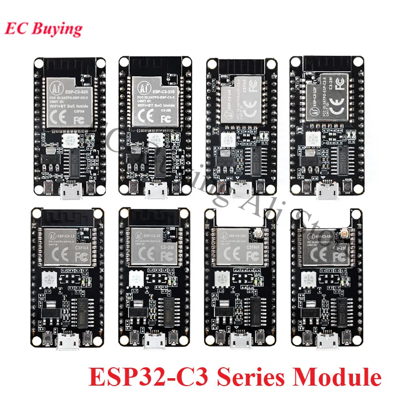 

ESP32-C3 ESP-C3 ESP C3 C3S 12F 13 13U 01M 32S Mini WiFi+ BLE 5.0 ESP32 Module Development Board ESP-C3-13 ESP-C3-01M ESP32-C3-12