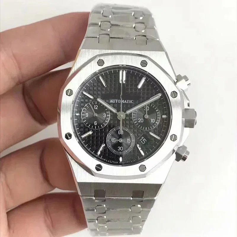 2025 Popular Royal Oak Chronograph Series Fully Automatic Mechanical Movement Men's Luxury and Distinguished Watch