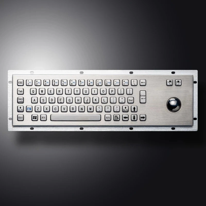 

Vandal-proof computer, metal industry stainless steel trackball, wired explosion-proof keyboard